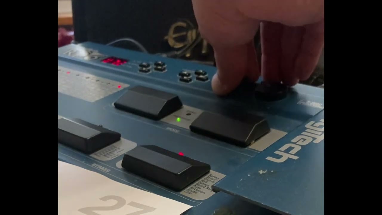 SOLD! Digitech RP6 Demo (for sale on Reverb!) Overview and Sound