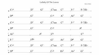 無料楽譜】Lullaby Of The Leaves（）／Pelkere B.【JAZZ】
