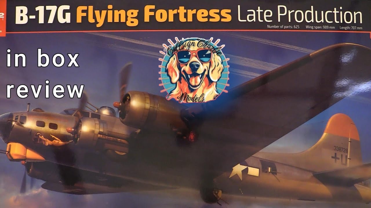 HK Models 1/32 B-17G Flying Fortress Late Production in box review