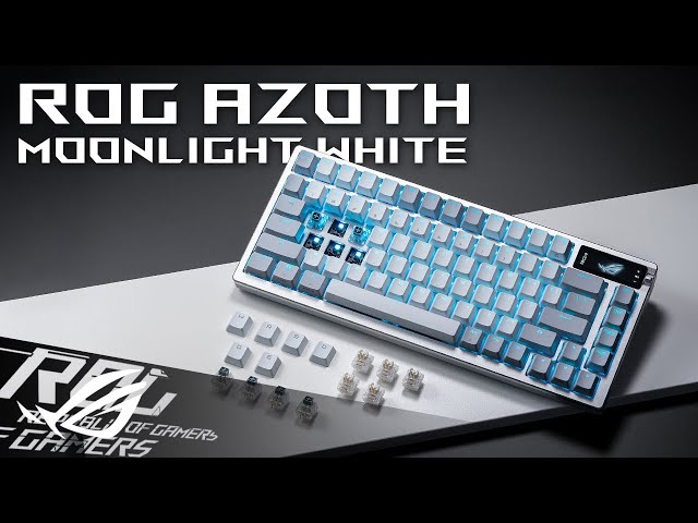 ROG Azoth Moonlight White | Product Video | ROG - YouTube
