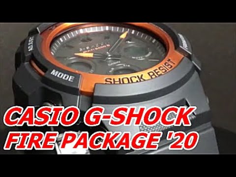 CASIO G-SHOCK AWG-M100SF-1H4JR FIRE-PACKAGE '20 - YouTube
