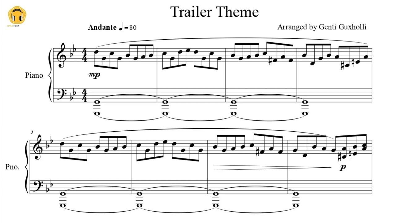 Trailer Theme - The Legend of Zelda: Twilight Princess (Piano Solo