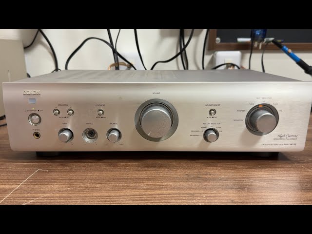 DENON PMA-390SE インプットセレクター動作不良 修理 - YouTube