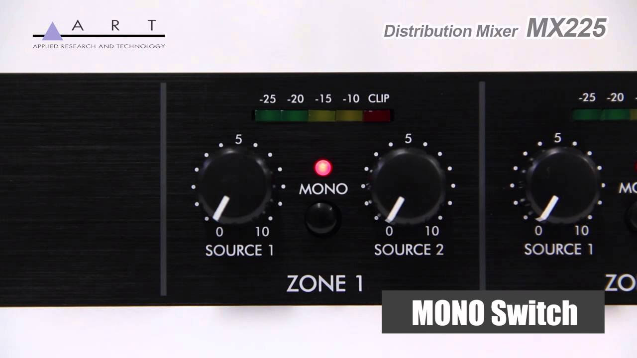 ART / ディストリビューションミキサー MX225 - YouTube
