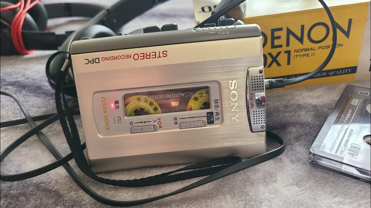 Stereo cassette-corder SONY TCS-600 (demo) - YouTube