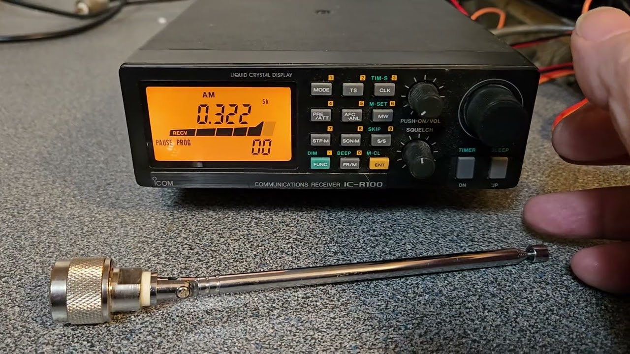ICOM IC-R100 紹介動画 #広帯域受信機 #BCL #紹介 #ICOM - YouTube