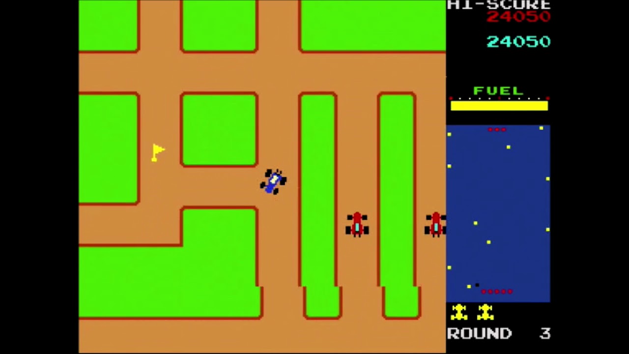 ラリーX 1980 [AC] ナムコ - YouTube