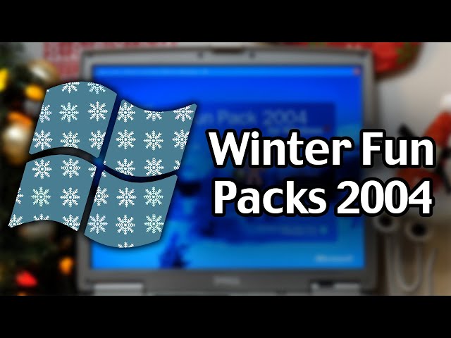 Windows XP Winter Fun Packs 2004 - An MJD Christmas - YouTube