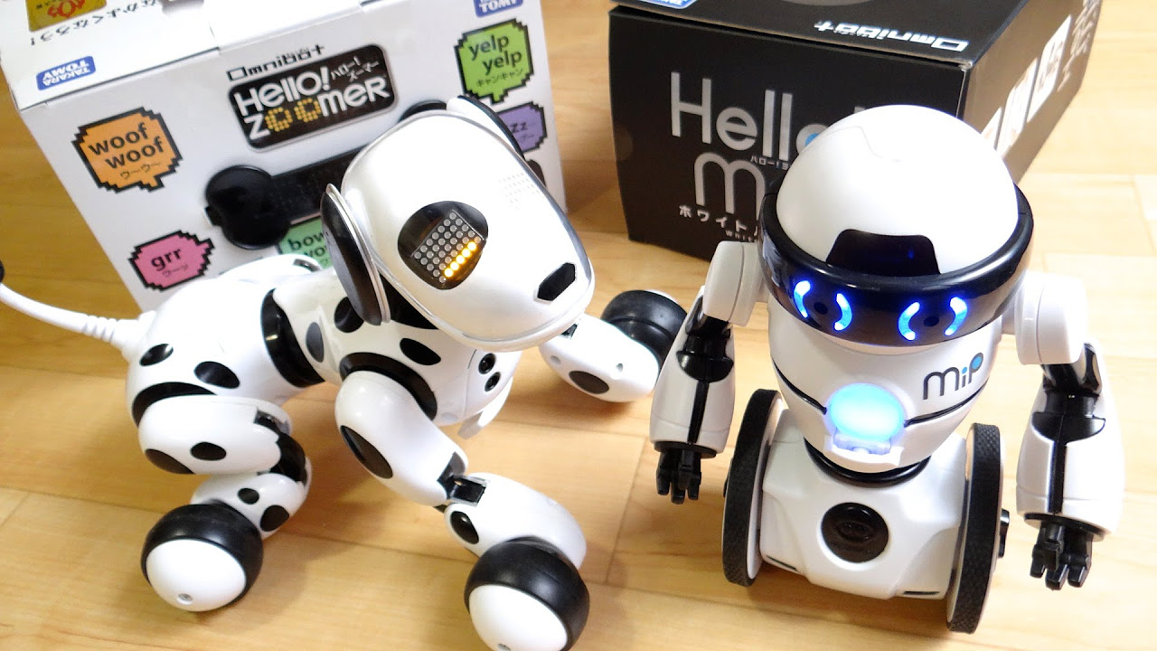 Futuristic robot toy! Takara Tomy Hello! Zoomer & Hello!MiP Review