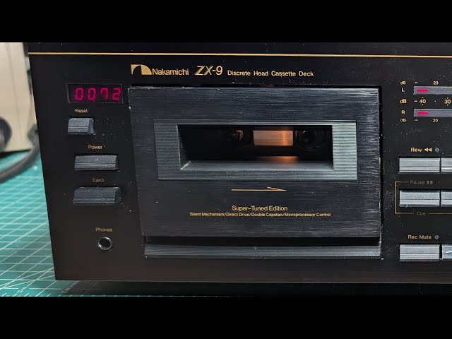Nakamichi ZX-9 Restoration Part 2: Recapped, Tuned & Performing