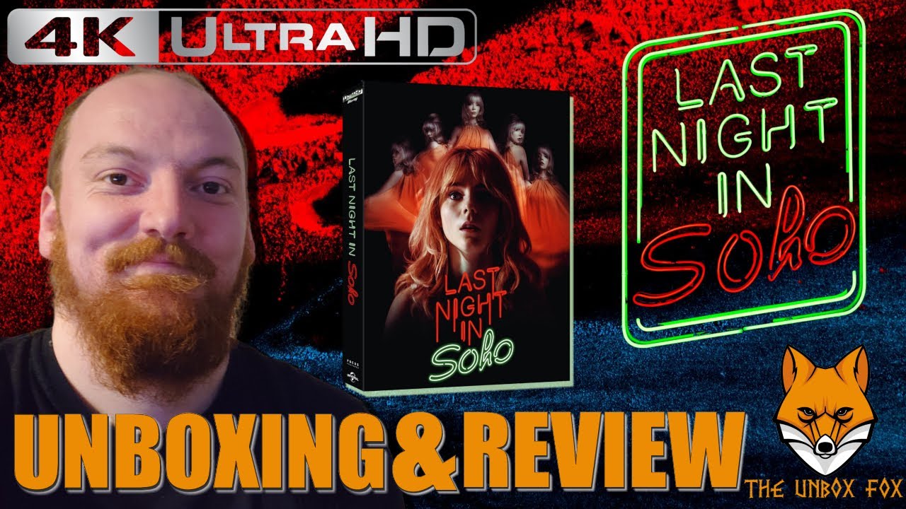 Unveiling the Night: LAST NIGHT IN SOHO 4K Steelbook Unboxing