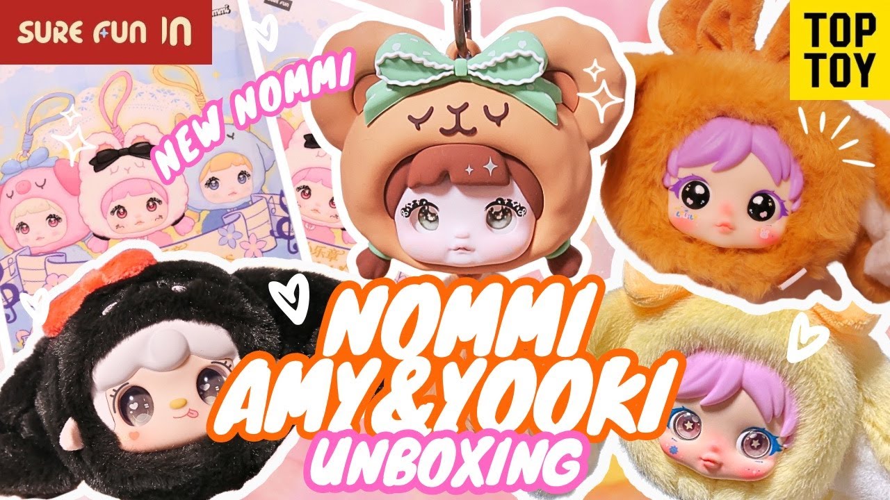 開封】新作Nommi！イチオシ♡海外の可愛いぬいぐるみが盛りだくさん