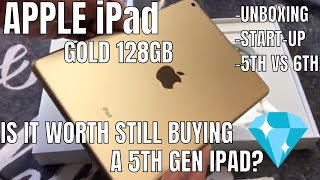 Apple IPad 128GB Gold | 5th Generation - YouTube