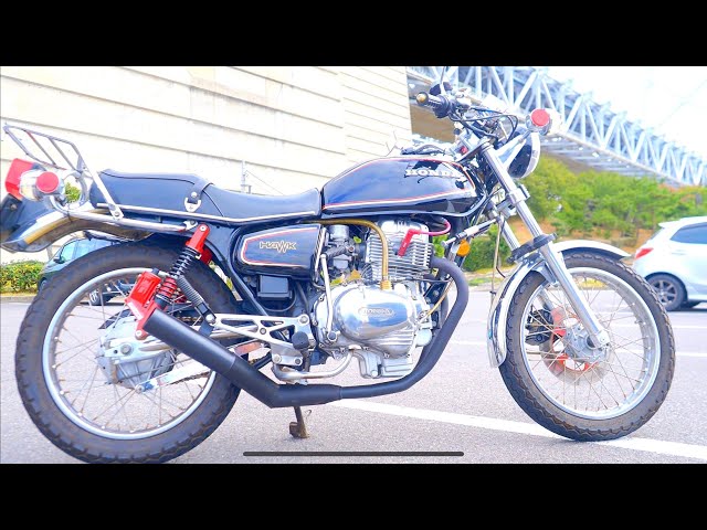 HONDA HAWK ホンダ ホーク ガゼル管マフラー音❗当時物純正オプション