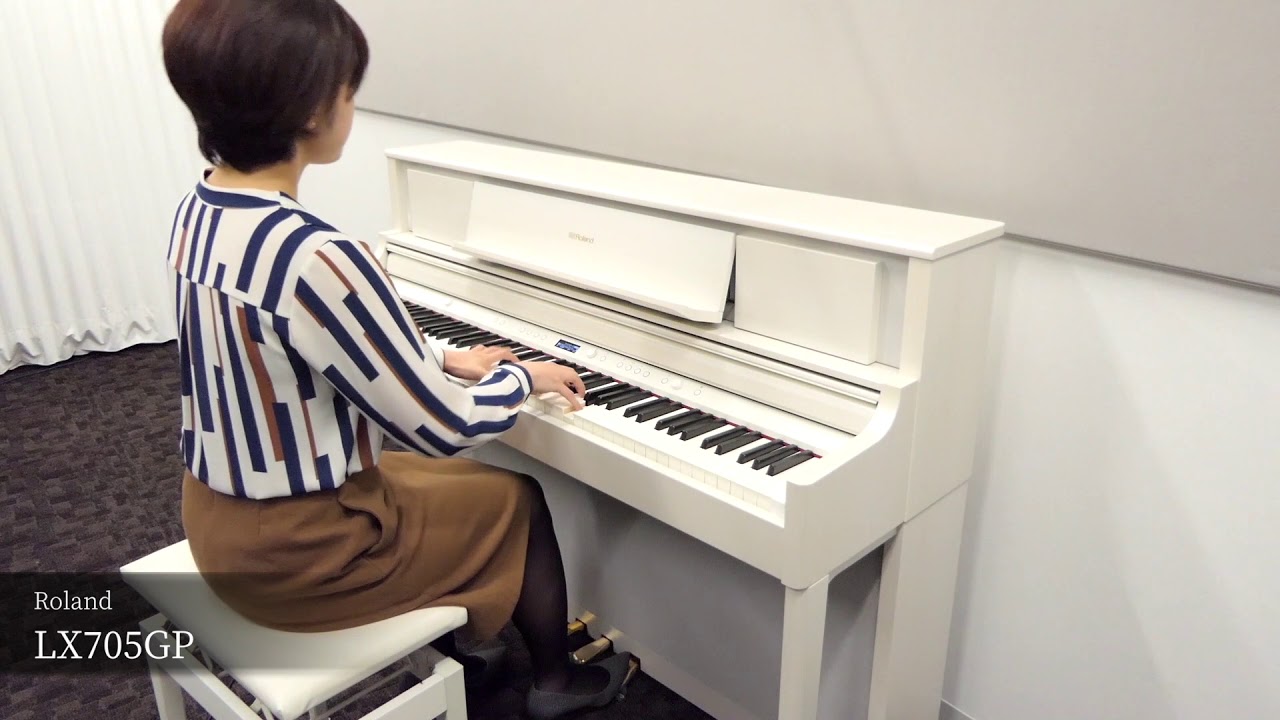 Roland×島村楽器 コラボ電子ピアノ「LX705GP」のご紹介 - YouTube