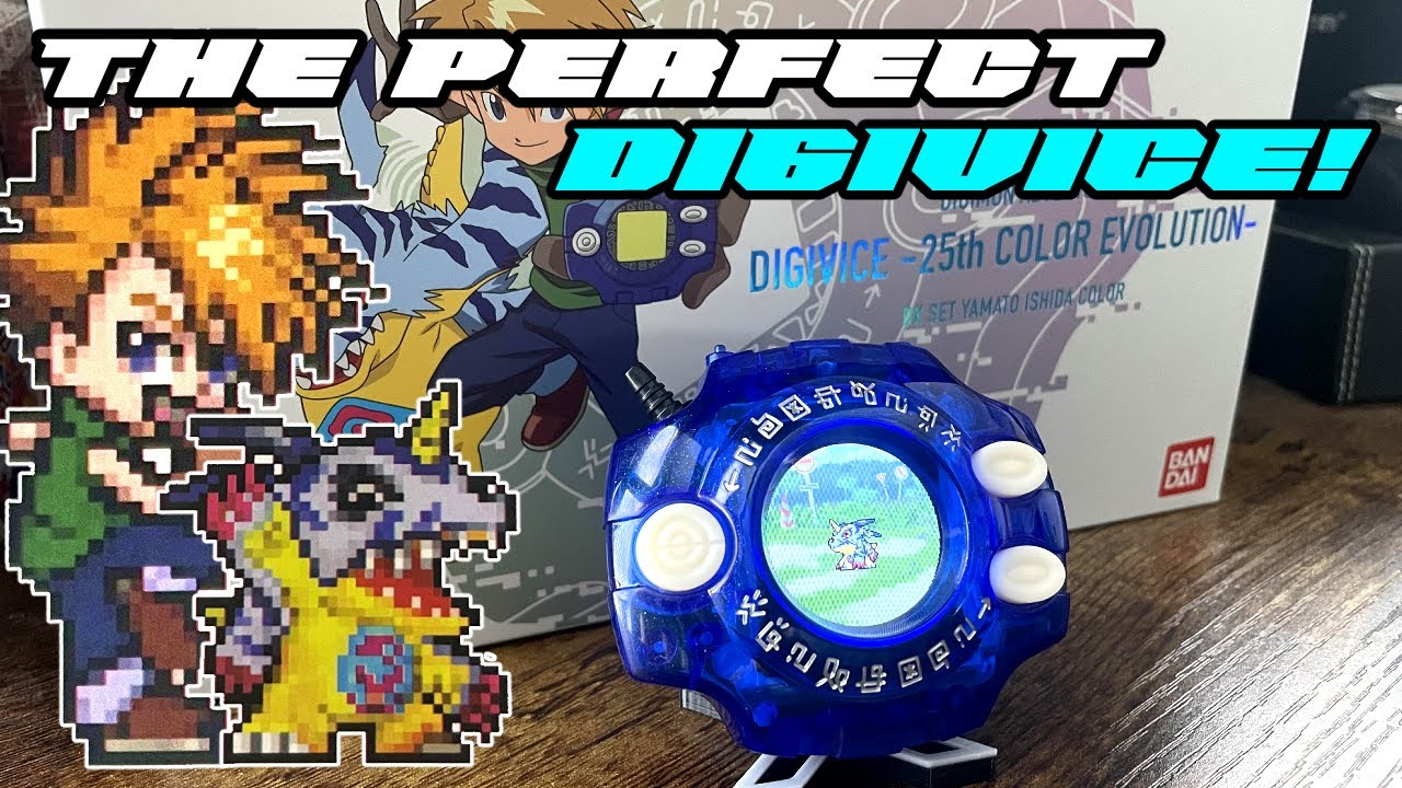 DIGIVICE COLOR EVOLUTION 25TH REVIEW DX SET YAMATO DIGIMON - YouTube