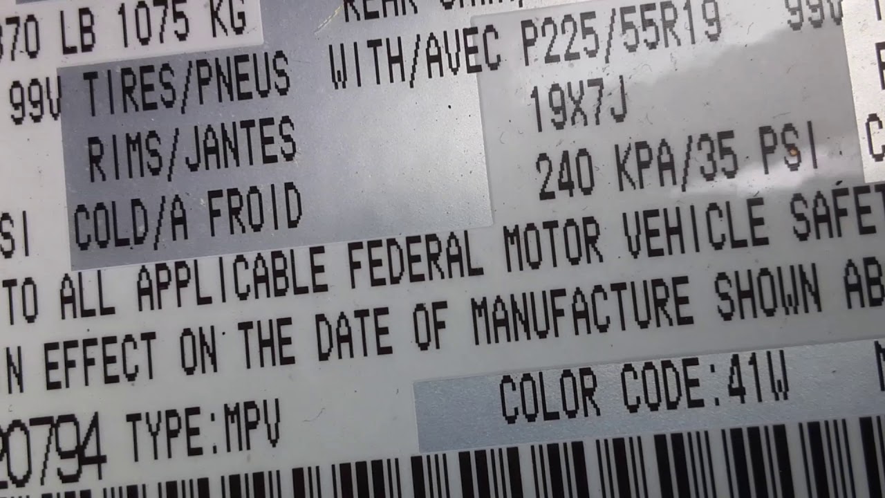 Mazda & Mazda CX5 paint Code Locations - YouTube