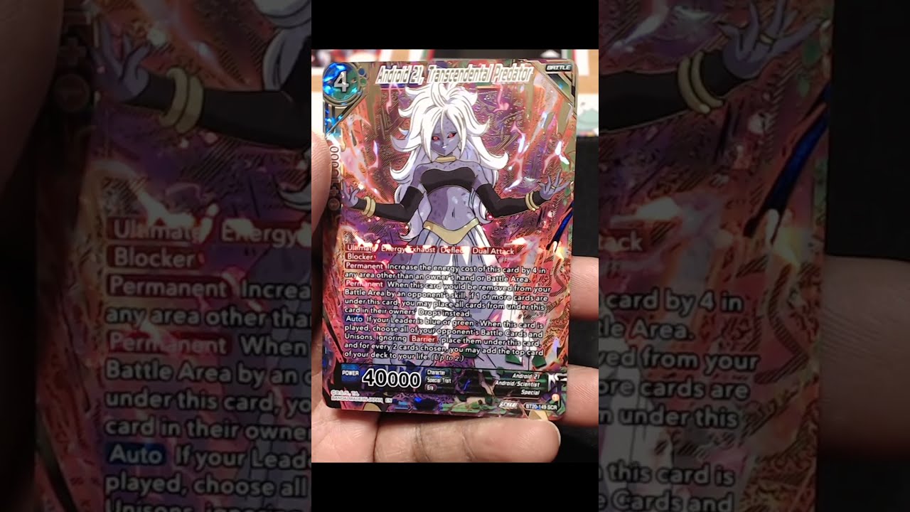 Pulling $300 Android 21 Transcendental Predator (SCR) (BT20-149