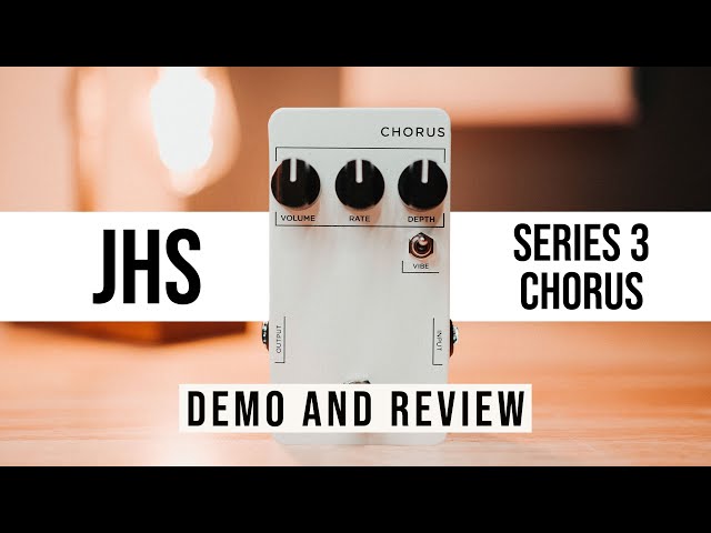JHS 3 Series Chorus Pedal Demo and Review - YouTube
