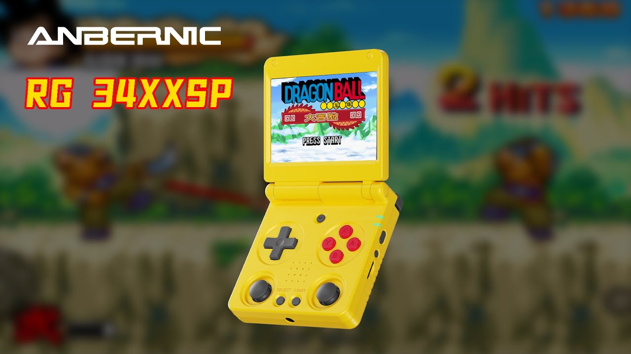 ANBERNIC RG 34XXSP Classic Fun Games& Expansion Features Showcase