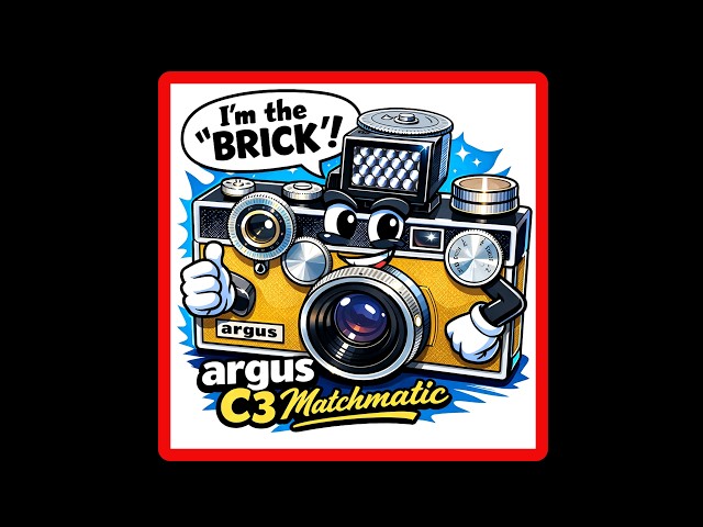 Vintage Argus C3 Matchmatic FILM camera 35mm 1965 Michigan