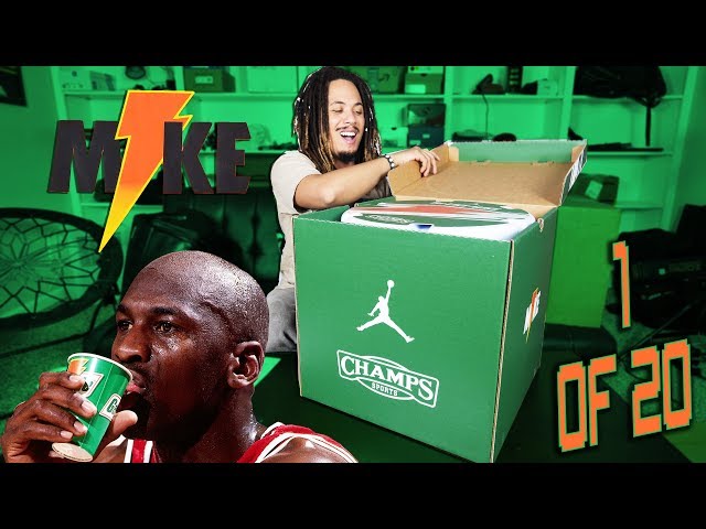 ONLY 1 OF 20 !!! UNBOXING A LIMITED EDITION JORDAN X GATORADE