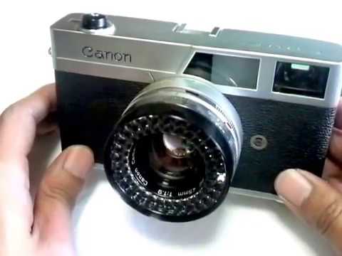 How to use the Canon Canonet the first 1960s Rangefinder camera