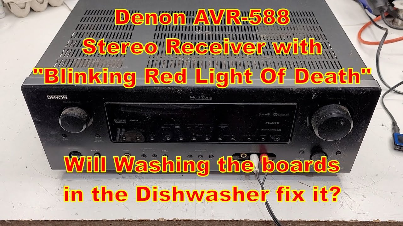 My Denon AVR 588 Poolside Stereo was killed by Rodents. Dishwasher