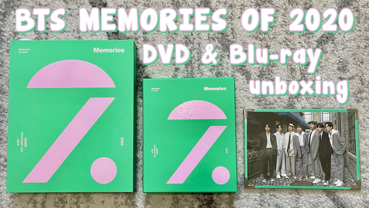 unboxing] BTS Memories of 2020 DVD & Blu-ray - YouTube