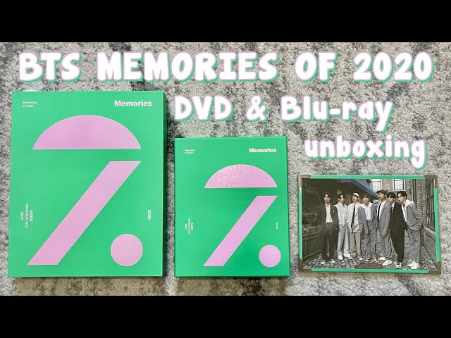 unboxing] BTS Memories of 2020 DVD & Blu-ray - YouTube