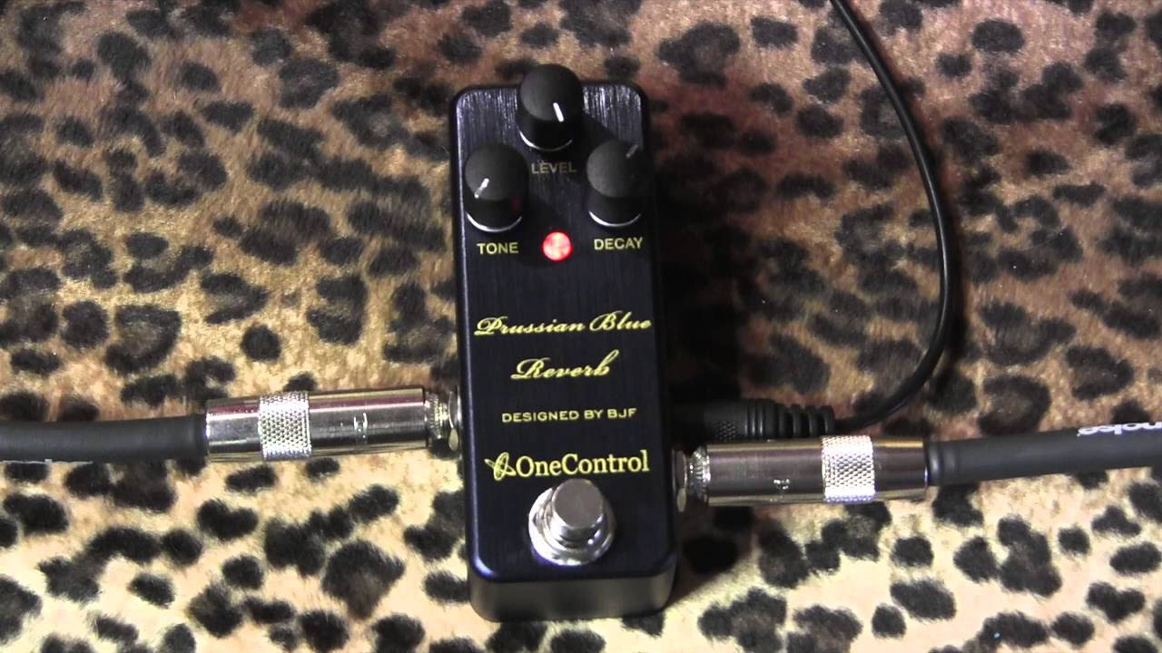 One Control PRUSSIAN BLUE REVERB (BJF Design) demo - YouTube