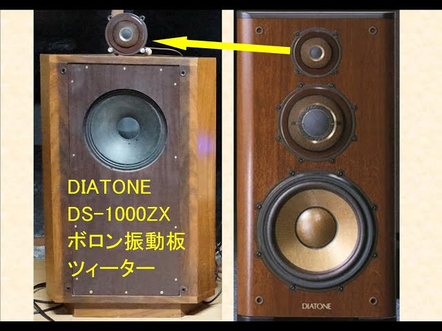 オーディオ 25cmアルニコウーファーとDIATON DS-1000ZXのツィーターの