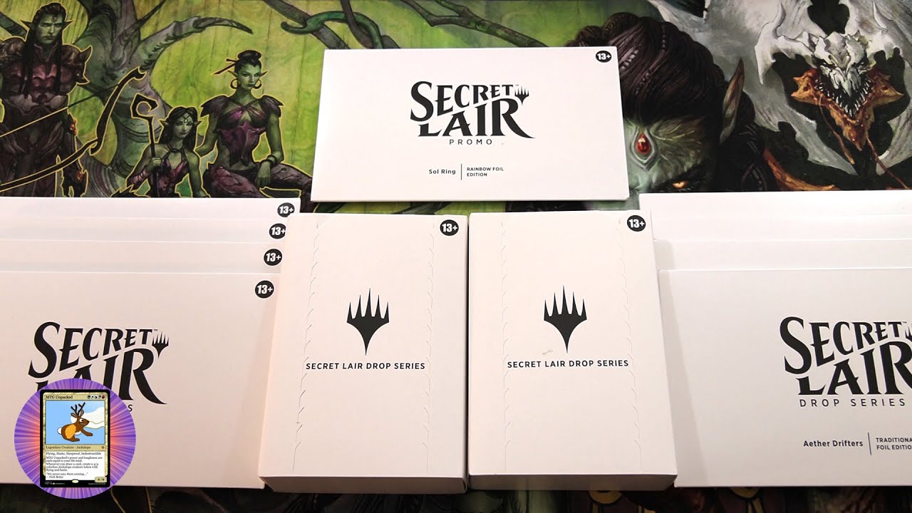 MTG Secret Lair: Winter Superdrop 2025 Foil Bundle Unboxed - YouTube