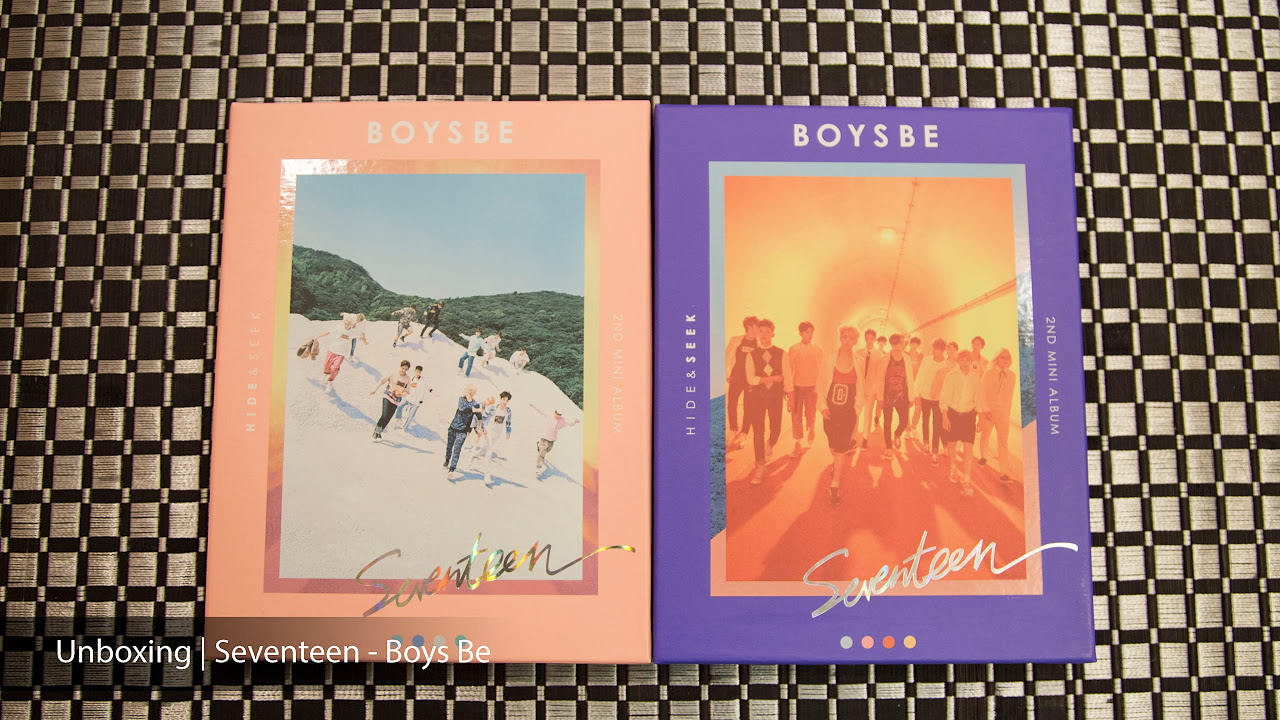 Unboxing | Seventeen 2nd Mini Album - Boys Be (Hide & Seek Version