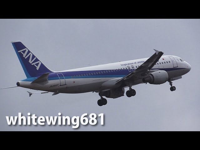 A320] ANA Airbus A320-200 JA8997 TAKE-OFF NOTO Airport 能登空港
