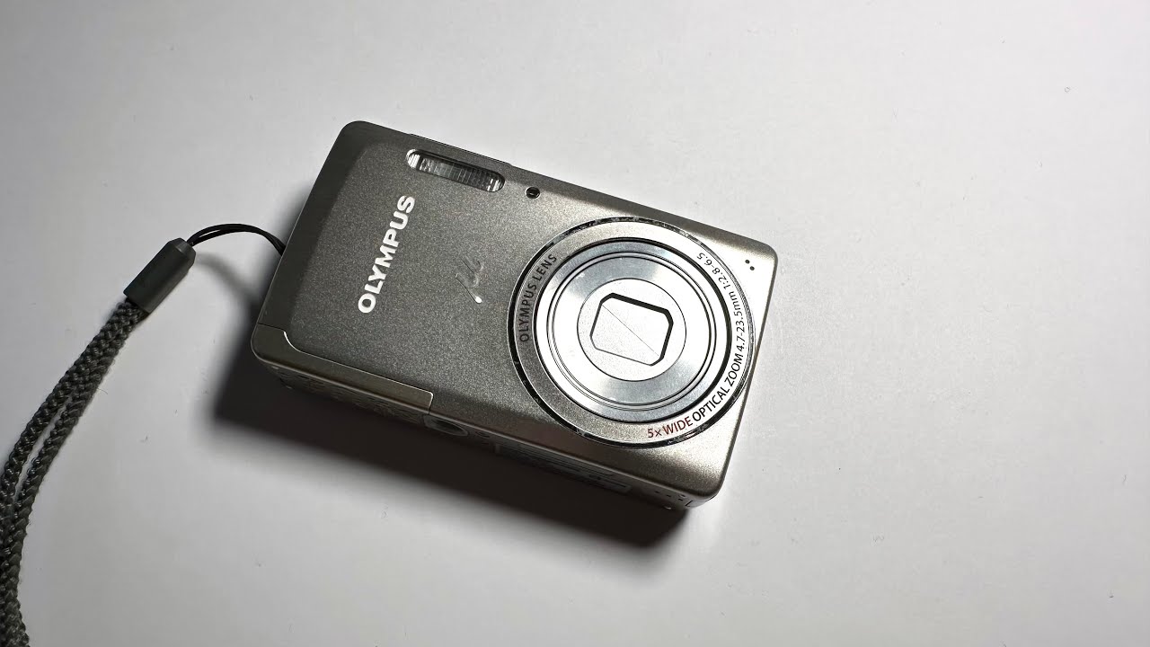 Olympus Mju 5010 Titanium Silver - YouTube