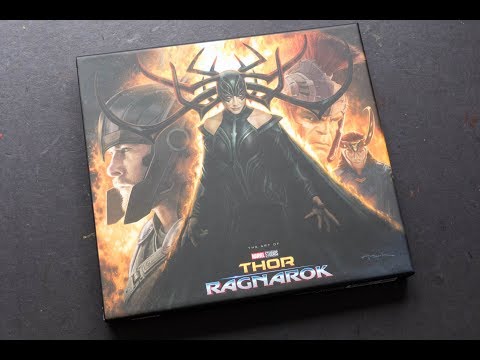 Thor: Ragnarok - The Art of the Movie (book flip) - YouTube
