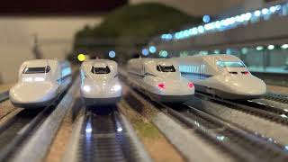 Nゲージ】KATO N700S 3000番台新幹線「のぞみ」16両セット 開封・室内