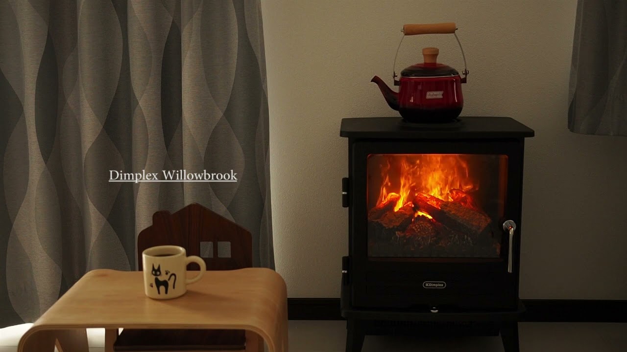 電気暖炉】Dimplex Willowbrook - YouTube