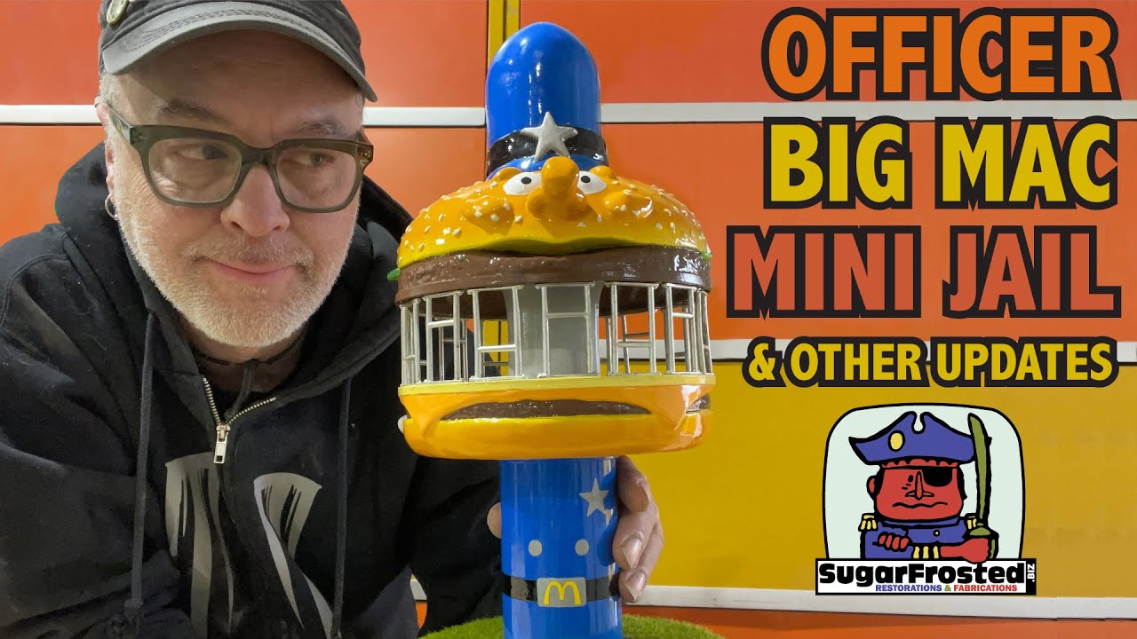 Officer Big Mac jail miniature & project updates for May '24 - YouTube
