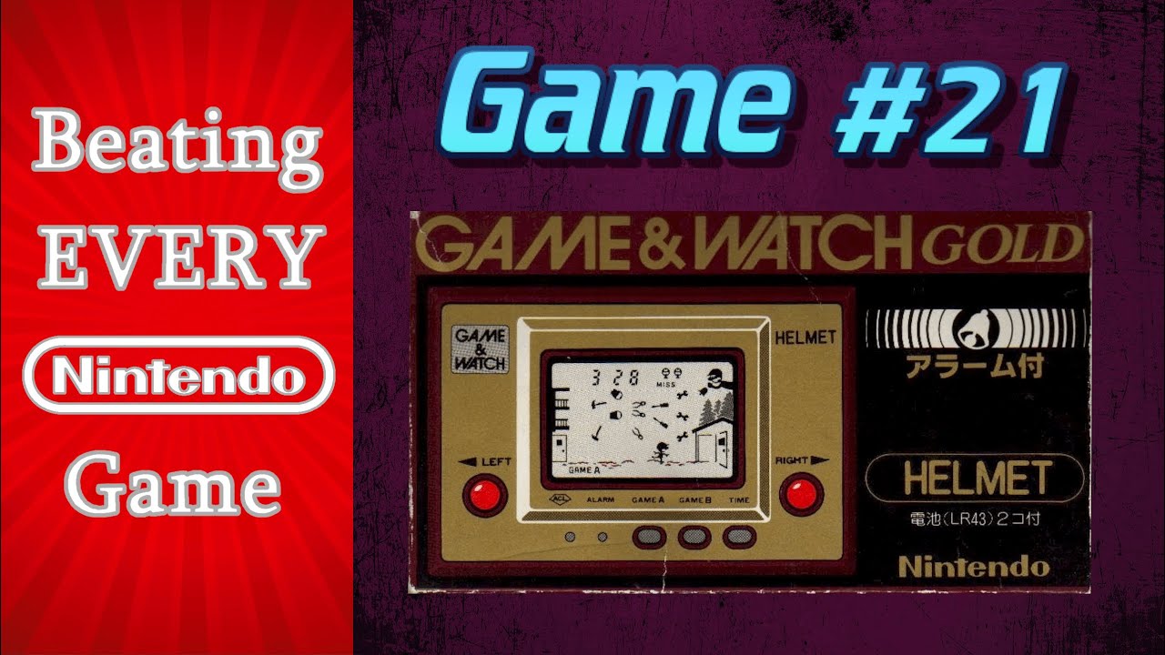 Game & Watch: Helmet | Beating Every Nintendo Game (#21) - YouTube