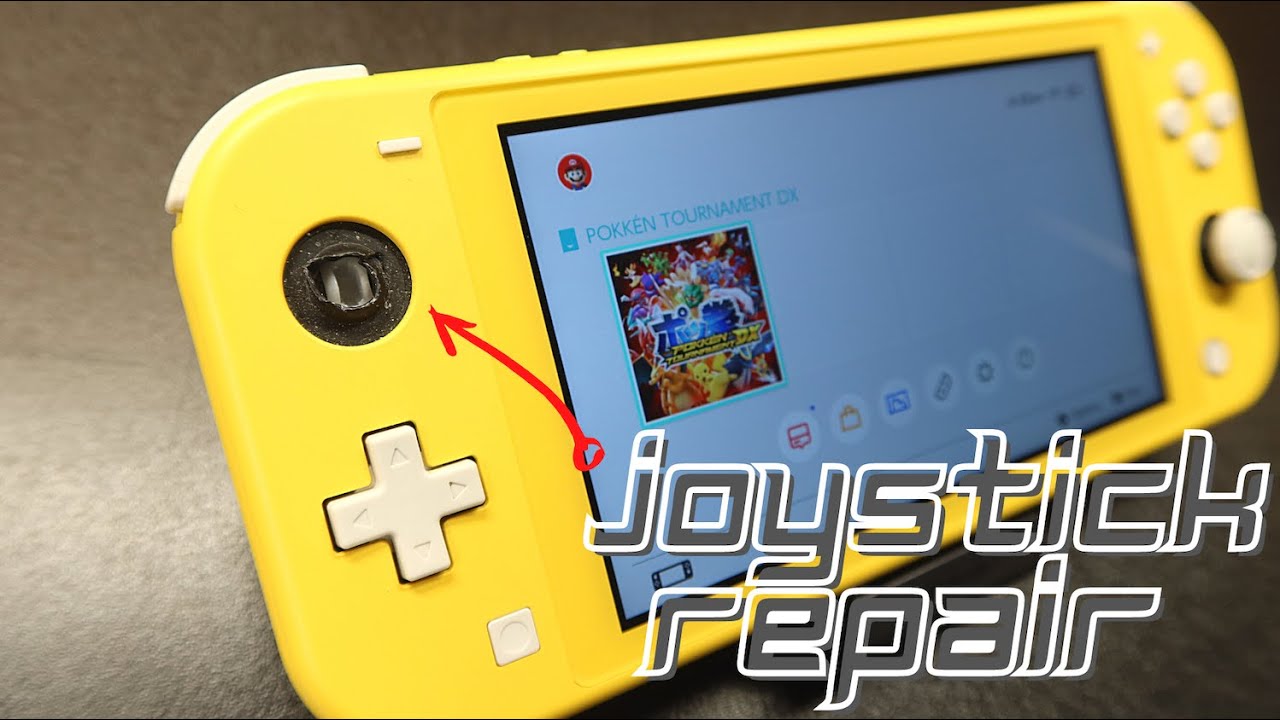Nintendo Switch Lite Broken Joystick Repair | Fix The Drift