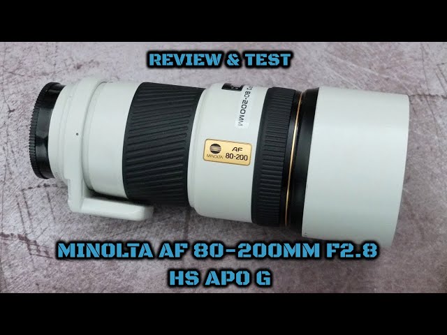 Minolta AF 80-200mm F2.8 HS APO G: Lens Review/Test - YouTube