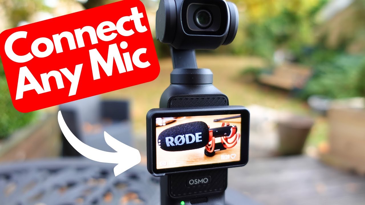 HOW to CONNECT any MICROPHONE to DJI Osmo Pocket 3 - YouTube