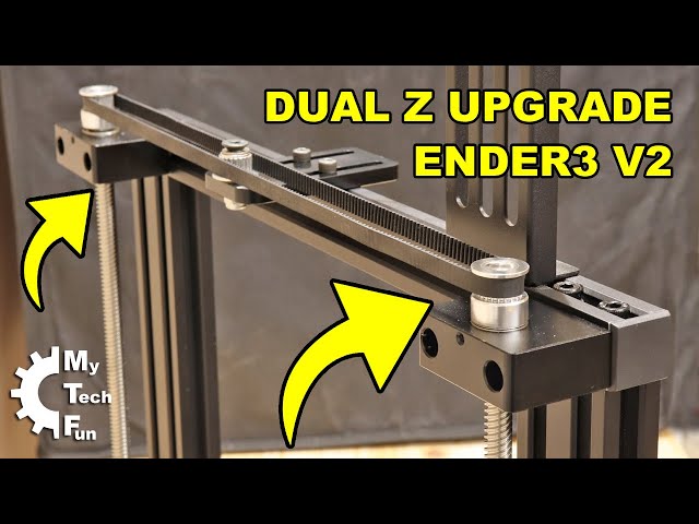 Ender3 V2 dual Z axis upgrade with pulley and timing belt with