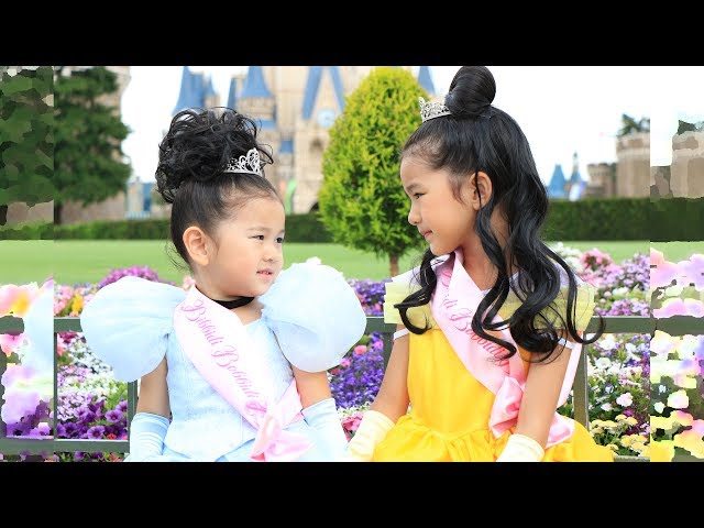 新ビビディバビディブティックでドレスアップ♡ベルとシンデレラ