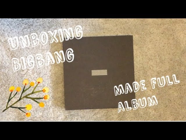 ♡Unboxing BigBang Made Full Album (G-Dragon Version, Limited