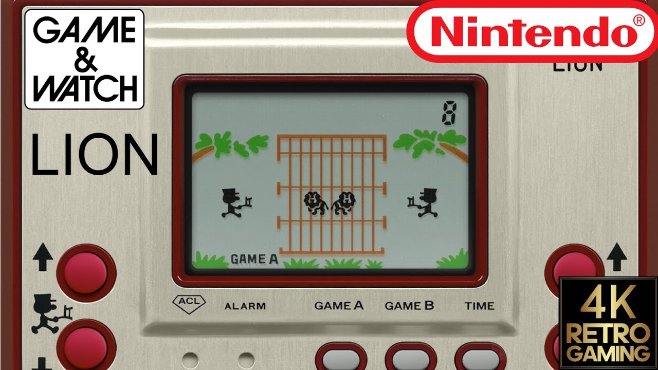 Lion Nintendo Game & Watch 4k Gameplay - YouTube