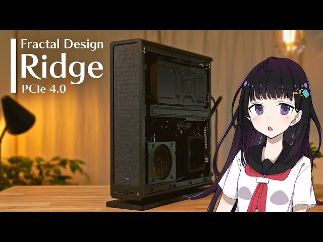 Fractal Design】小さくてグラボ冷却めちゃつよ！Ridgeで組む、黒統一