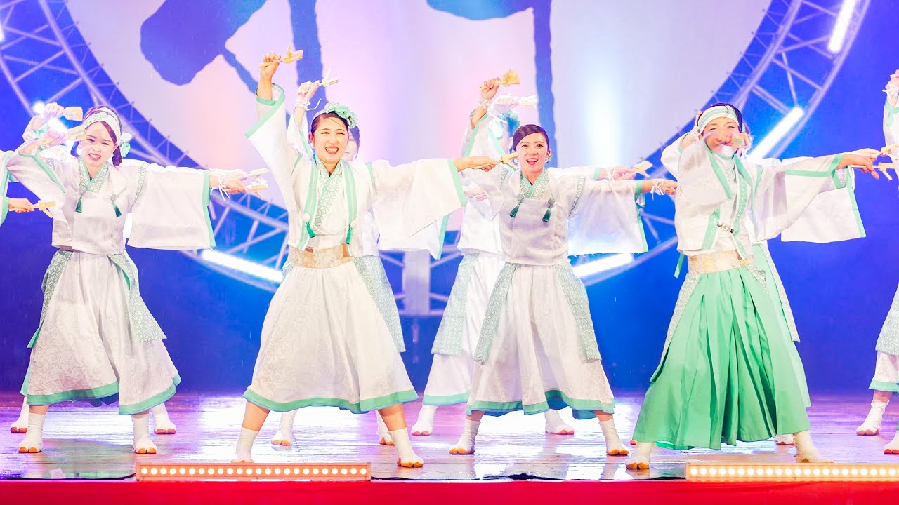 4K] 富山GRN公式よさこいチームみんと 2回目 富山のよさこい祭り 2024